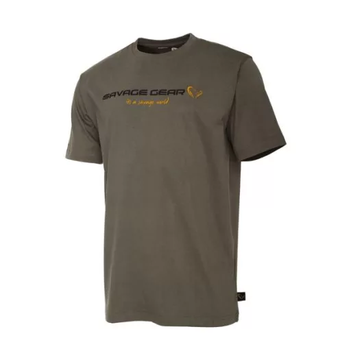 Savage Gear SG4 Logo zöld XL póló