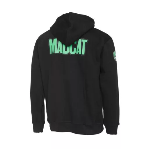 MADCAT Skull kapucnis fekete XL pulóver