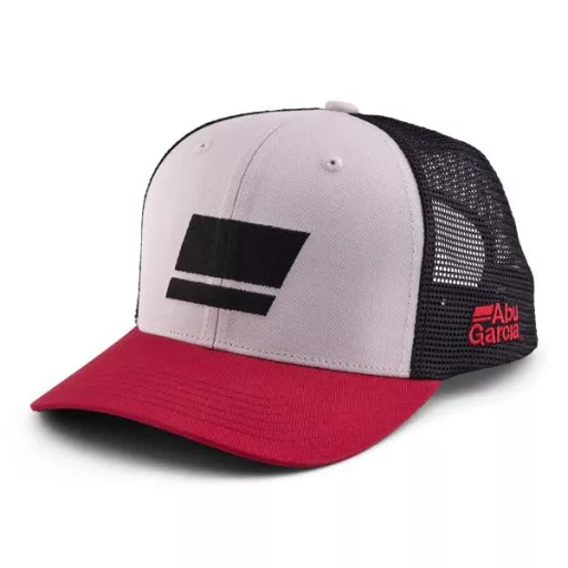 Abu Garcia Abu Flag Trucker szürke-piros-fekete baseball sapka
