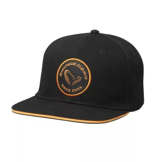   Savage Gear Badge Flatbill fekete-narancssárga baseball sapka