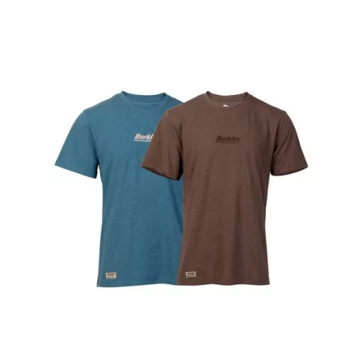 Berkley melírozott khaki L póló
