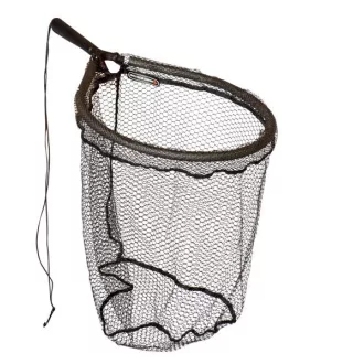   Savage Gear Pro Finezze M 39 cm nyéllel 40 × 50 cm gumírozott lebegő rablóhalas merítő