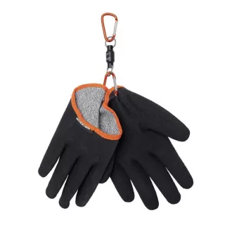   Savage Gear AQUA GUARD GLOVES M horgászkesztyű fekete halkiemelő kesztyű