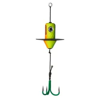   MADCAT A-static ST 2/0 S Firetiger 15,5 cm 100 g harcsázó vertikális csali