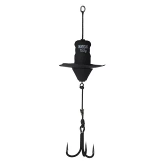   MADCAT A-static ST 3/0 S S fekete 17 cm 150 g harcsázó vertikális csali