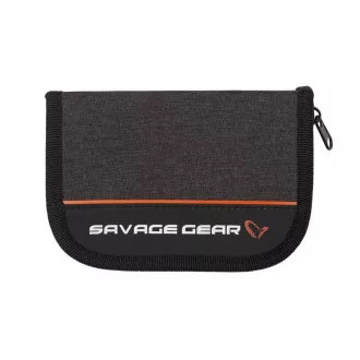  Savage Gear Zipper WALLET1 Holds 12 And Foam csali- és előketartó 17 × 11 cm