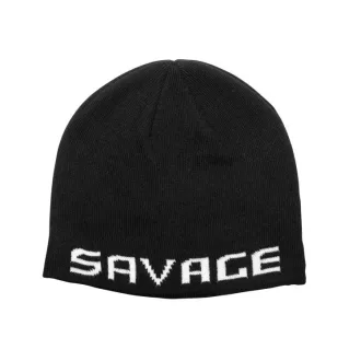   Savage Gear Logo sziklaszürke-narancssárga kötött sapka UNI