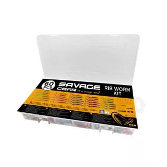 Savage Gear Rib Worm 9/10,5 cm gumicsali szett 60 db