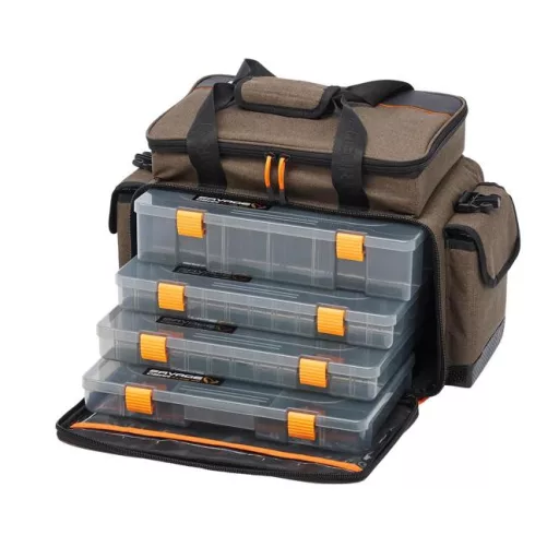 Savage Gear SPC S 6 dobozzal 8 l pergetőtáska 25 × 35 × 14 cm