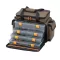 Savage Gear SPC L 6 dobozzal 31 l pergetőtáska 35 × 50 × 25 cm