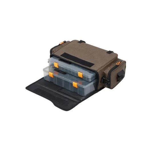 Savage Gear SPC Shoulder 2 dobozzal pergetőtáska 16 × 40 × 22 cm
