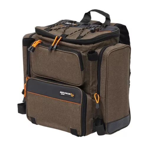 Savage Gear Specialist 3 dobozzal hátizsák 40 × 38 × 23 cm