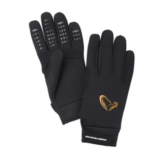 Savage Gear Stretch neoprén fekete kesztyű M