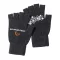 Savage Gear Knitted Half Finger sötétszürke melírozott kesztyű M