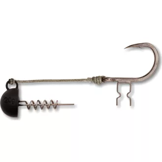   Black Cat #6/0 Shad Claw 30 g 100 kg ragadozóhalas szerelék 1 db/csomag