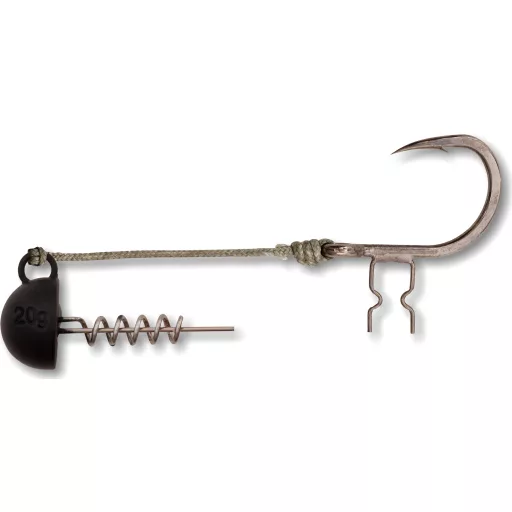 Black Cat #6/0 Shad Claw 50 g 100 kg ragadozóhalas szerelék 1 db/csomag