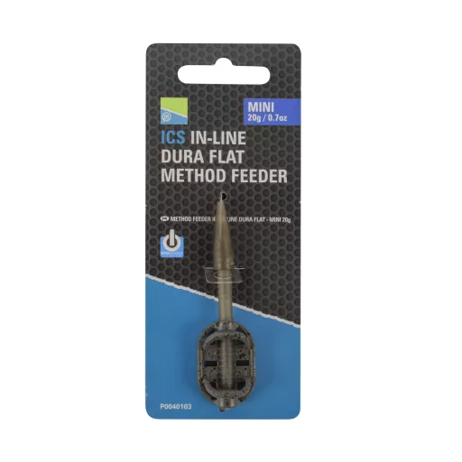 Preston ICS Inline Dura Flat Mini method feeder kosár 30 g