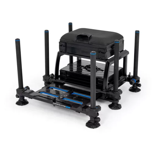 Preston Absolute 5 g Station Black Edition fekete versenyláda
