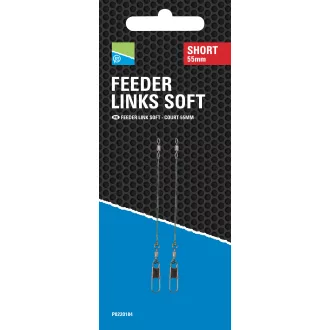 Preston feeder Links Soft Short 55 mm feeder link