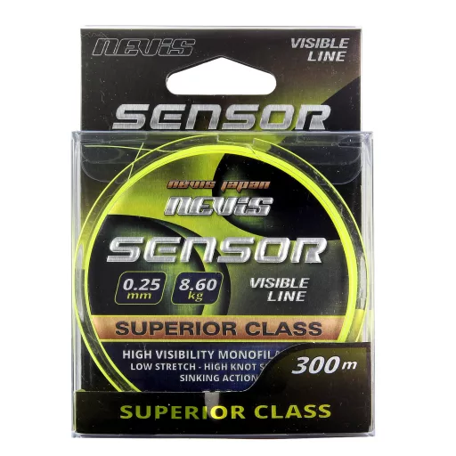 Nevis Sensor Fluo 0,30 mm 300 m fluo sárga monofil főzsinór