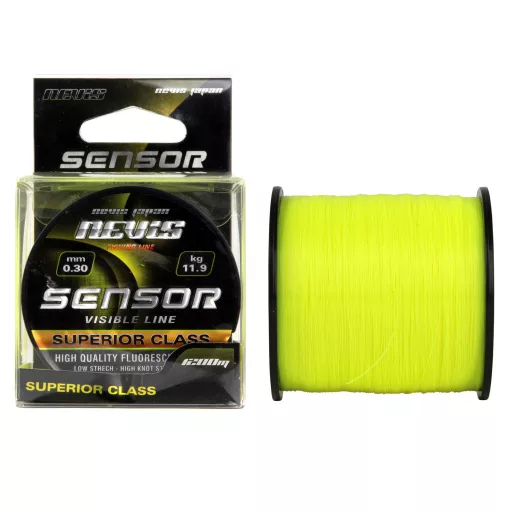 Nevis Sensor Fluo 0,30 mm 1200 m fluo sárga monofil főzsinór