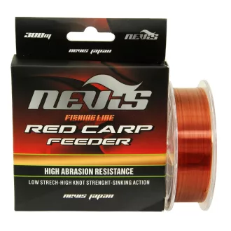 Nevis Red Carp Feeder 0,22 mm 300 m piros monofil főzsinór
