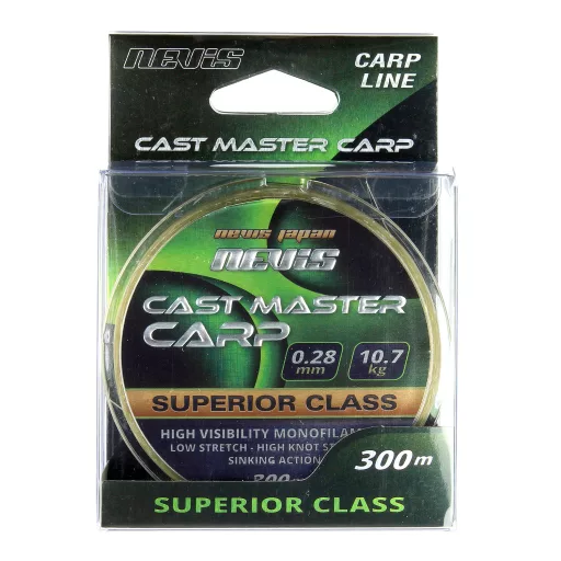 Nevis Cast Master 0,22 mm 300 m zöld monofil főzsinór