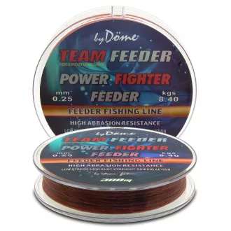   By Döme Team Feeder Power Fighter 0,20 mm 300 m barna monofil főzsinór