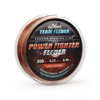   By Döme Team Feeder Power Fighter 0,22 mm 300 m barna monofil főzsinór