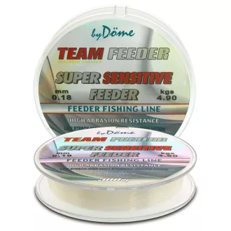   By Döme Team Feeder Super Sensitive 0,18 mm 300 m átlátszó monofil főzsinór