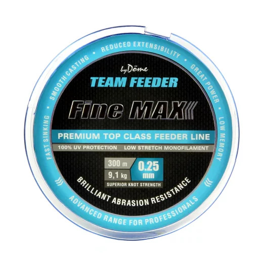 By Döme Team Feeder Fine Max 0,22 mm 300 m kék monofil főzsinór