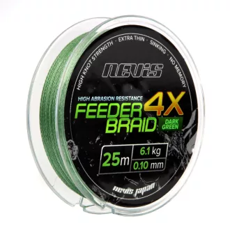   Nevis Feeder Braid 0,10 mm 25 m sötétzöld fonott előkezsinór