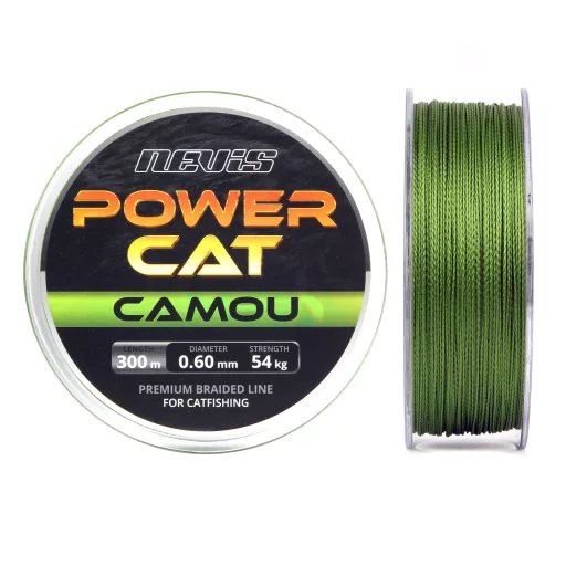 Nevis Powercat 0,60 mm 300 m terepmintás fonott főzsinór