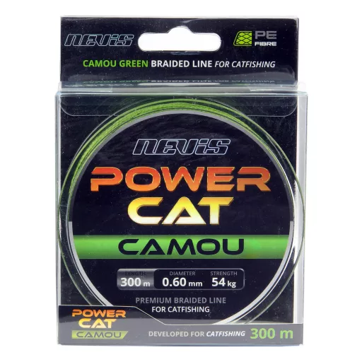 Nevis Powercat 0,60 mm 300 m terepmintás fonott főzsinór