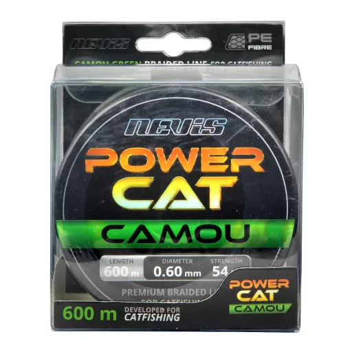 Nevis Powercat 0,40 mm 600 m terepmintás fonott főzsinór