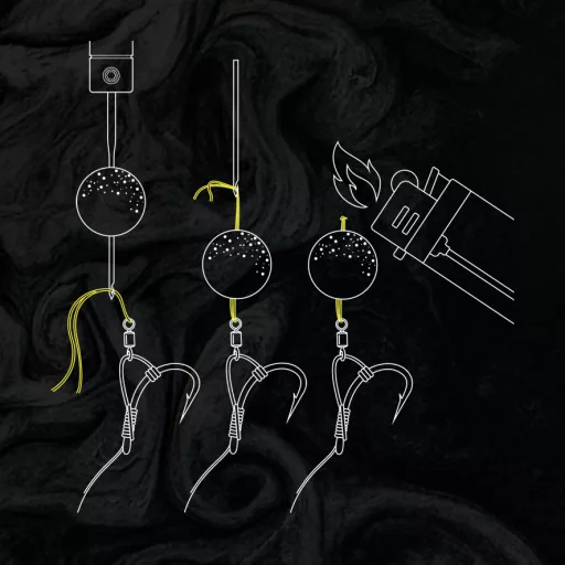 Carp Academy Bait Floss 30 m átlátszó csalirögzítő zsinór