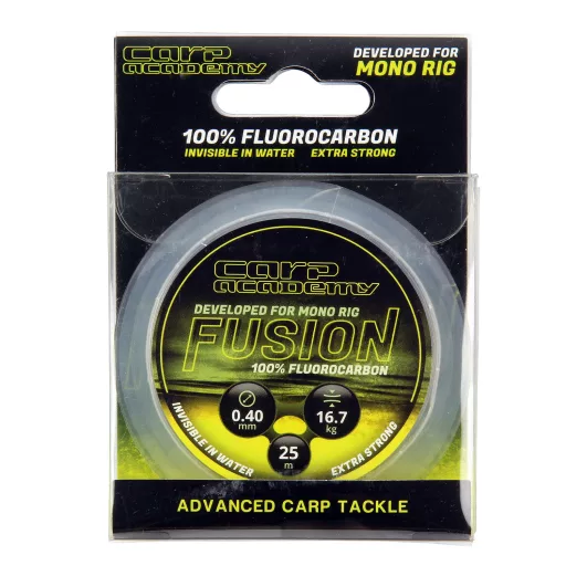Carp Academy Fusion Fluorocarbon 0,40 mm 25 m átlátszó fluorocarbon zsinór
