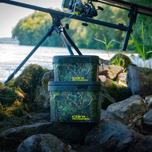 Carp Academy 10 l 24,5 × 28,5 × 21,5 cm zöld vödör