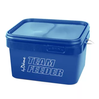   By Döme Team Feeder Method 10 l 24,5 × 28,5 × 21,5 cm kék vödör