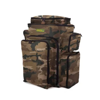   Carp Academy terepszínű XL párnázott hátizsák 60 × 55 × 34 cm