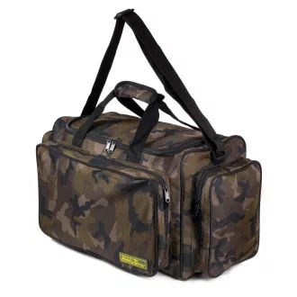   Carp Academy terepszínű Grizzly párnázott szerelékes táska 60 × 35 × 35 cm