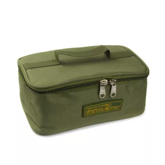   Carp Academy 6 rekesszel zöld csalitartó táska 23 × 16 × 10 cm