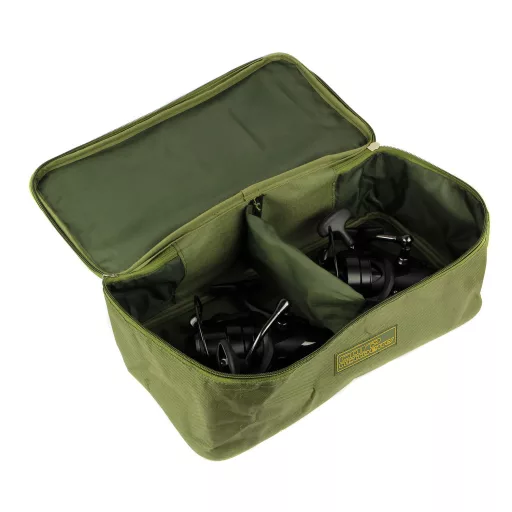 Carp Academy dupla zöld orsótartó táska 32 × 17 × 12 cm