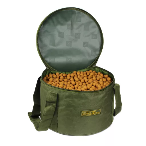 Carp Academy 13 l - fedeles zöld bojlitartó táska 31 × 17 cm