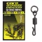 Carp Academy Gyorskapocs karikával 11-es S (11) gyorscserés kapocs 10 db/csomag