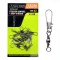 Nevis 14 karabineres feeder forgókapocs 10 db/csomag