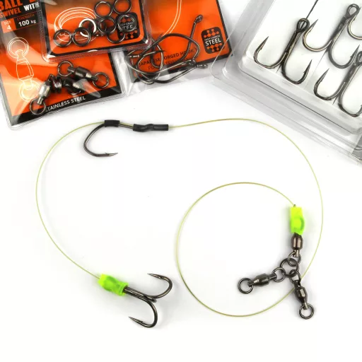 Nevis harcsázó 8 mm kulcskarika 10 db/csomag