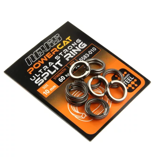 Nevis harcsázó 12 mm kulcskarika 10 db/csomag