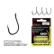 Carp Academy Teflon XS-5 4-es fekete bojlis szakállas horog 10 db/csomag