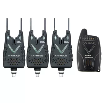 Carp Academy V-Head 3+1 elektromos kapásjelző szett